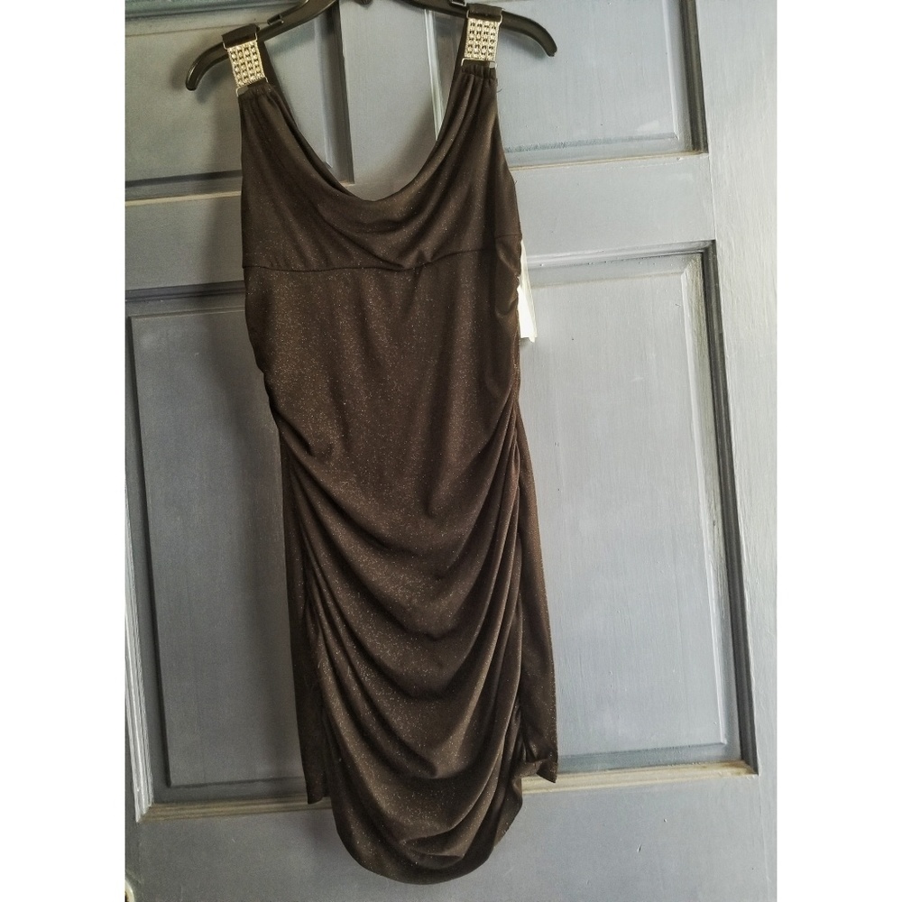 Black cocktail dress